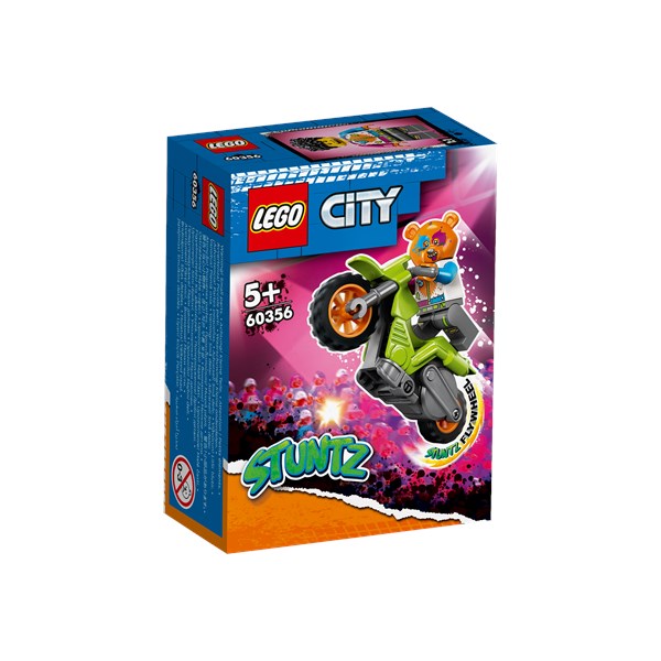Stuntcykel med björn LEGO® City Stuntz (60356)