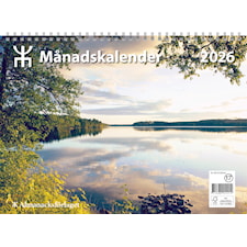 Väggkalender Månadskalendern 2026 Almanacksförlaget