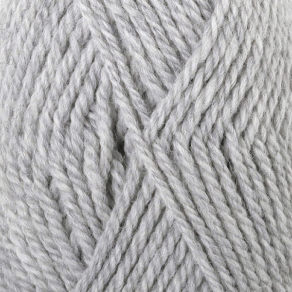Drops Alaska Mix Garn Ullgarn 50g Light Grey 03