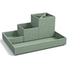 Kirjoitusalueen Säilytys 4 osaa Soft Teal Bigso Box of Sweden