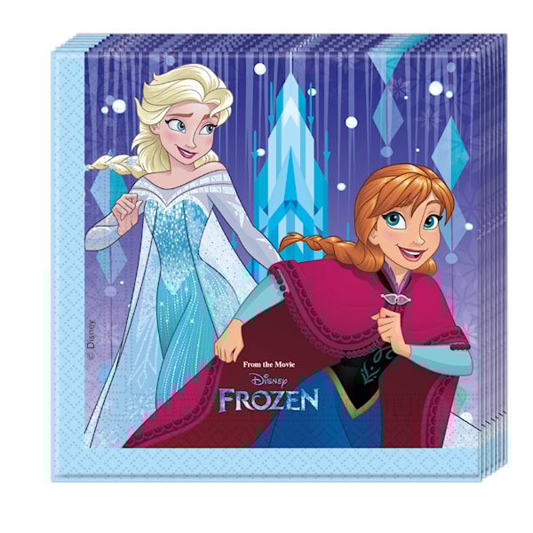 Disney Frozen Snowflakes Servetter, 20 st
