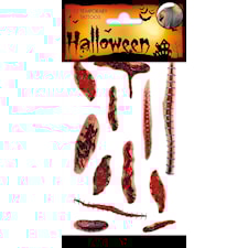 Tatueringar Halloween fejk blod och sår 1 ark