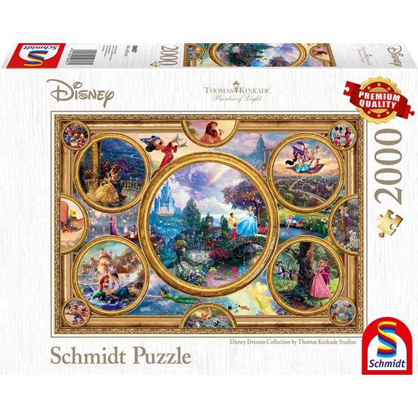 Disney Dreams Collection Thomas Kinkade Pussel 2000 bitar Schmidt