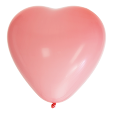 Ballonger Hjärtan rosa 8-pack