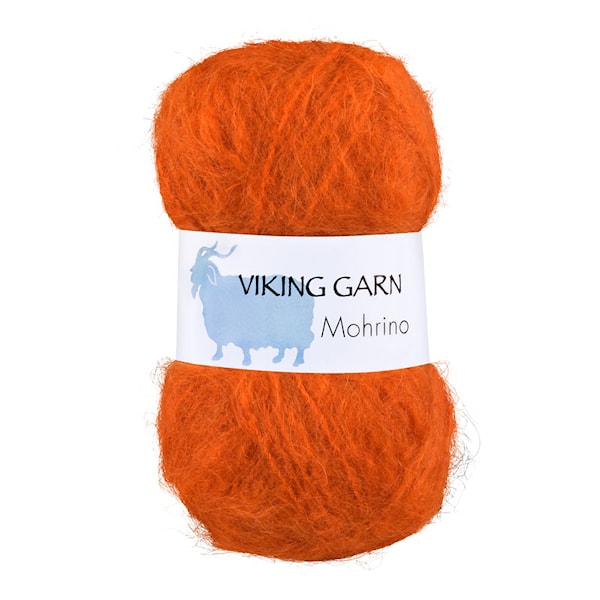 Mohrino Garn 50 g Oransje 554 Viking Garn