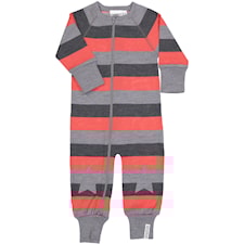 Wool Suit, Grå/Röd, Geggamoja