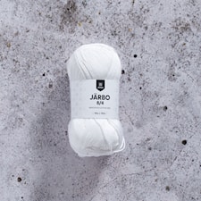 8/4 Puuvillalanka 50 g Valkoinen (32010) Järbo