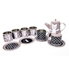 Tin Tea Set Grey, Pellianni