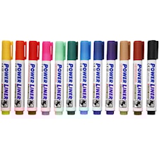 Valkotaulutussit, paksuus 4 mm, värilajitelma, 12 kpl/ 1 pkt