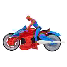 Spider-Man 10 cm Actionfigur med Fordon Spiderman