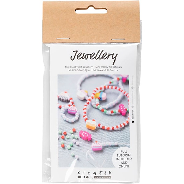 Mini DIY Kit Smycken, Elastiskt armband och ring