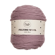 Felting Wool 100 g Dusty Pink A008 Adlibris