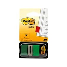 Index POST-IT 25x43 mm grønn