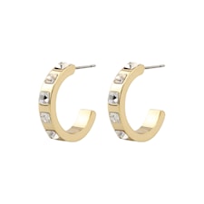 SNÖ of Sweden Nocturne small oval ear g/clear