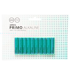 Batterier Adlibris Primo Alkalisk Ultra AAA 1,5 V 10 st