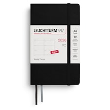 Weekly Planner 2026 A6 Soft Black Leuchtturm1917