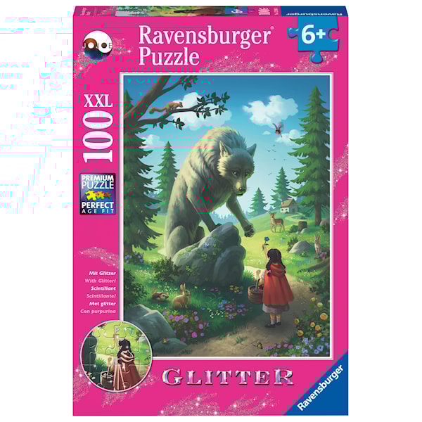 Rödluvan och Vargen Pussel 100 bitar Ravensburger