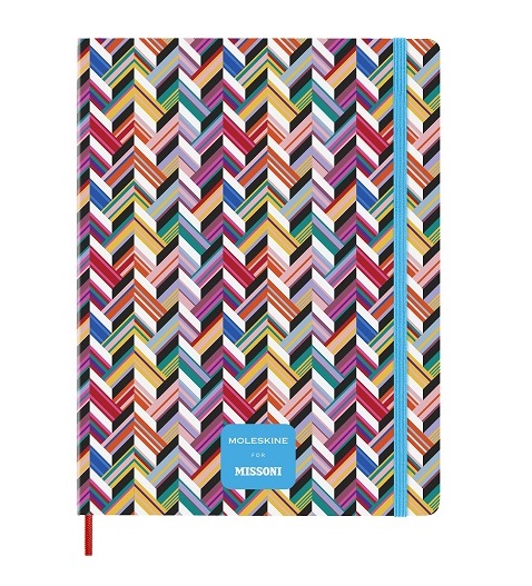 Moleskine Missoni Collection XL Zigzag -muistikirja, Viivoitus ...