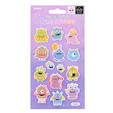 Puffiga klistermärken monster glow in the dark 1 ark Suntoy