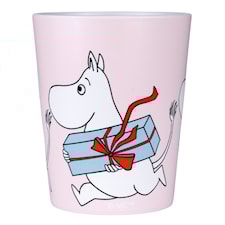 Mumin Picknick Tumblermugg Rosa Rätt Start