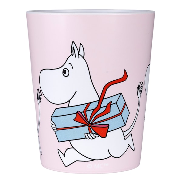 Mummitrollet Picknick Tumblermugg Rosa Rätt Start