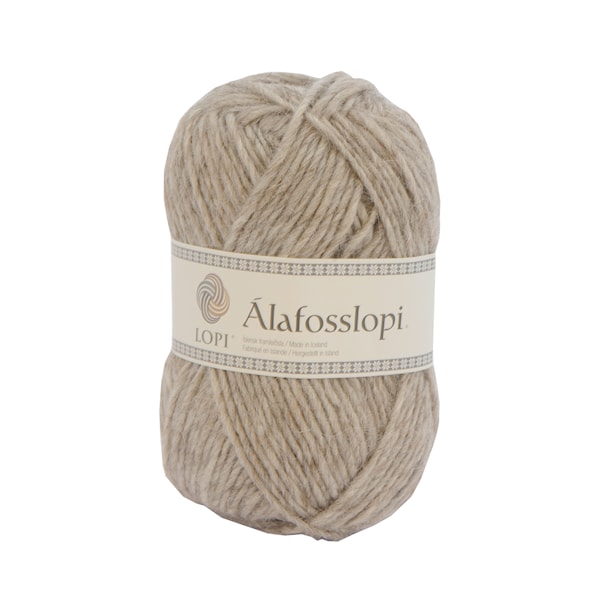 Järbo Alafoss lopi Garn Ull 100g Lysebeige 800086