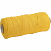 Knyttegarn, L: 315 M, tykkelse 1 mm, Tynn kvalitet 12/12, gul, 220 g/ 1 nst.