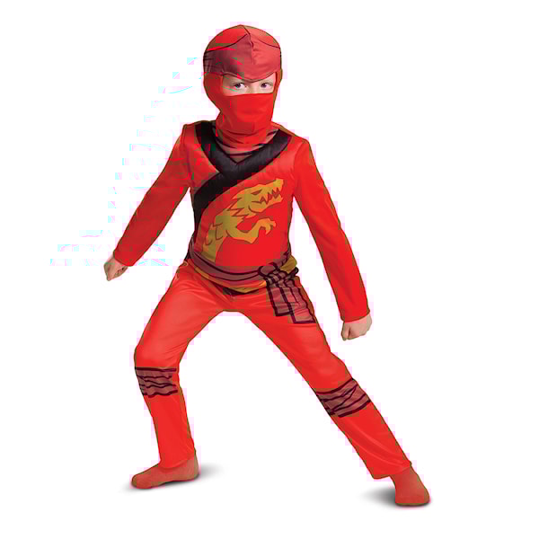 Disguise LEGO Ninjago Maskeraddräkt Fancy Kai M (7-8)