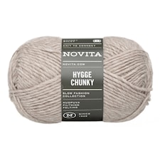 Hygge Chunky Ullgarn 100 gr Sand 060 Novita