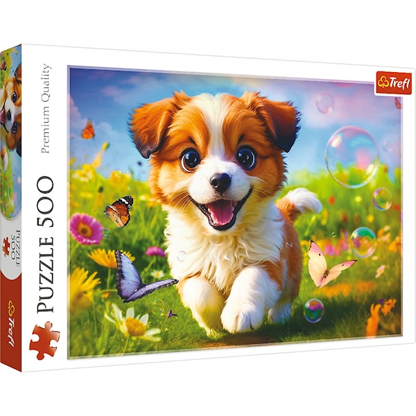 Happy Puppy Pussel 500 Bitar Trefl