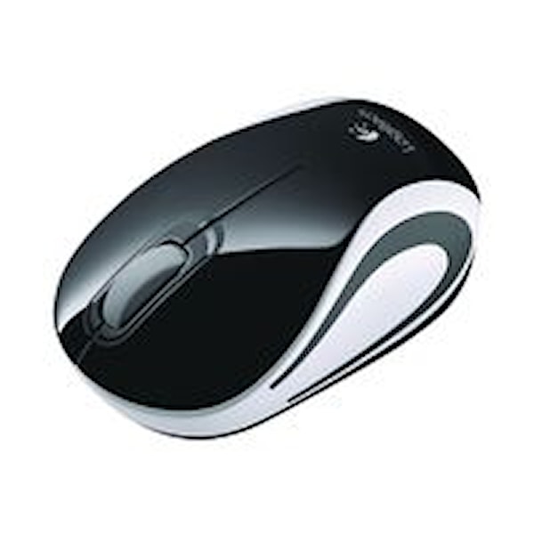 Mus LOGITECH M187 Mini Trådlös Svart