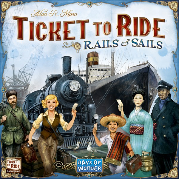 Ticket To Ride, Rails & Sails, Sällskapsspel (SE/FI/NO/DK)