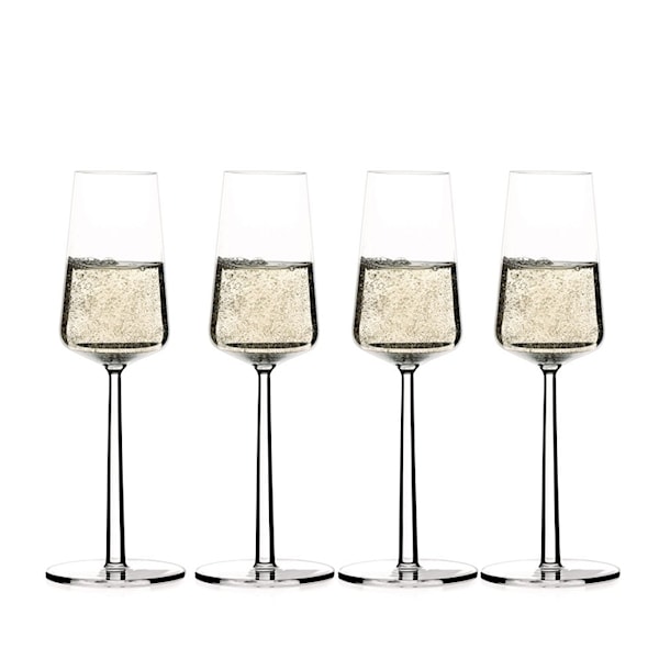 Iittala Essence Champagneglas 4 pack 21 cl Klar