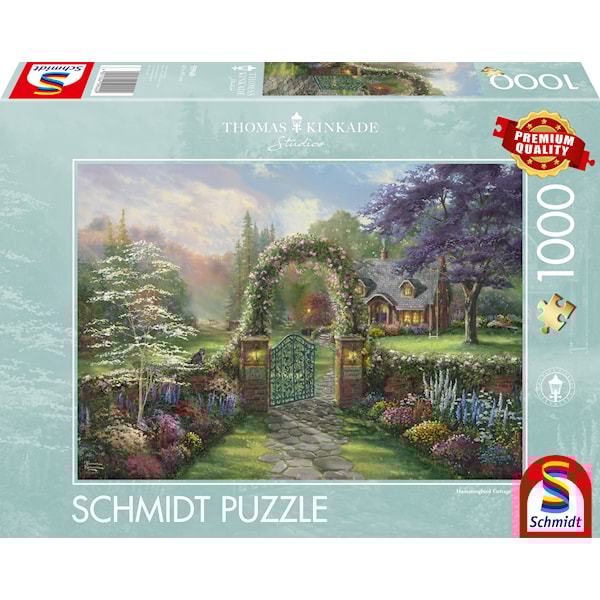 Hummingbird Cottage Thomas Kinkade Puslespill 1000 brikker Schmidt