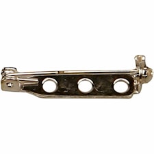 Broschnål 25 mm Silverpläterad 10 st