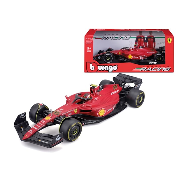 Bburago Ferrari Racing F1-75 2022 #55 Sainz1:18 BBURAGO
