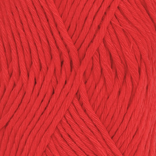 Drops, Cotton Light Uni Colour, Garn, Bomullmiks, 50 g, Rød 32