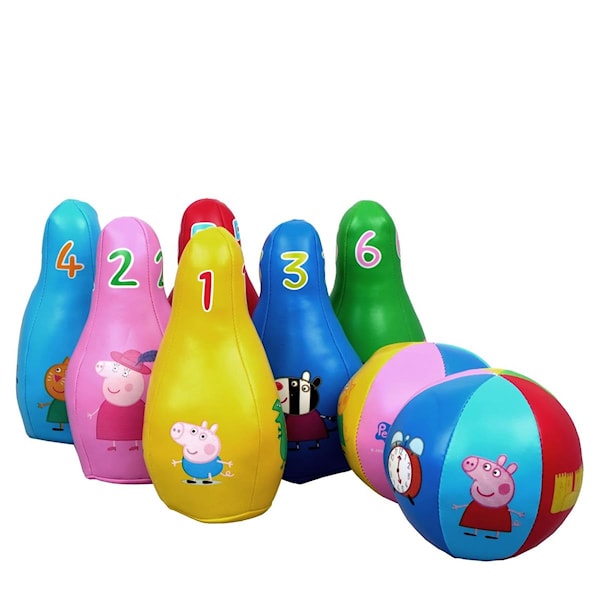 Mykt Bowlingsett Greta Gris