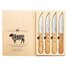 Grillkniver BBQ, 4 stk., Bercato