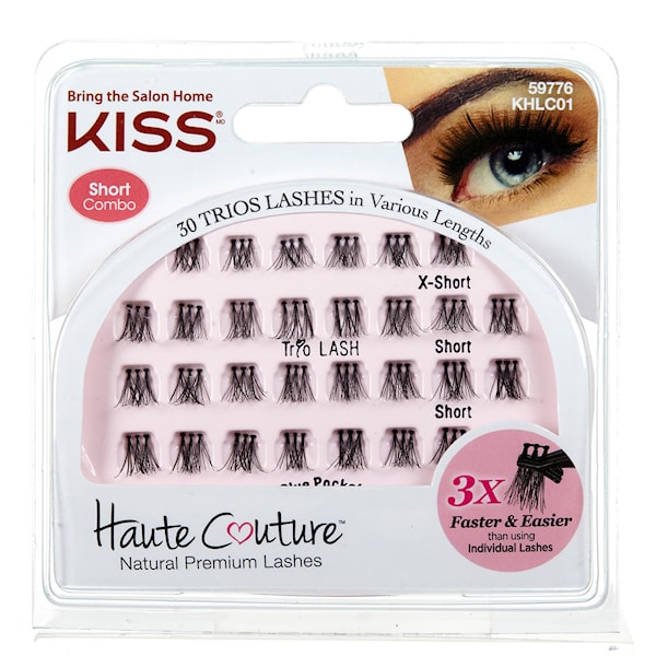 KISS Lösögonfransar Lashes Haute couture Trio lashes