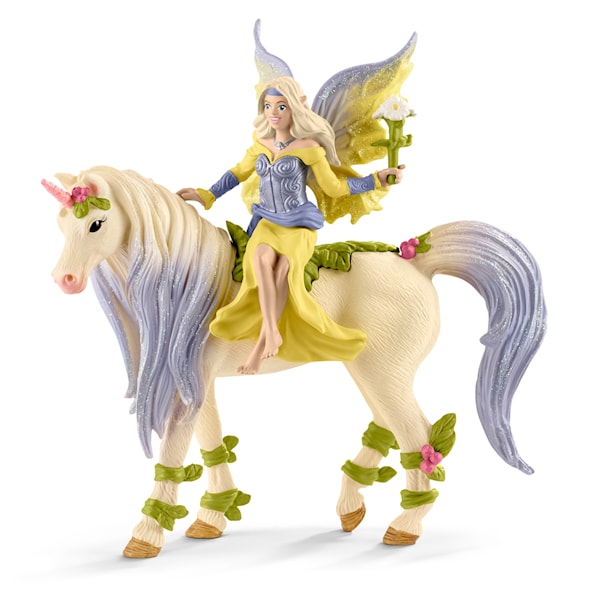 Schleich Bayala 70565 Fairy Sera Med Blossom Unicorn -  Dyr