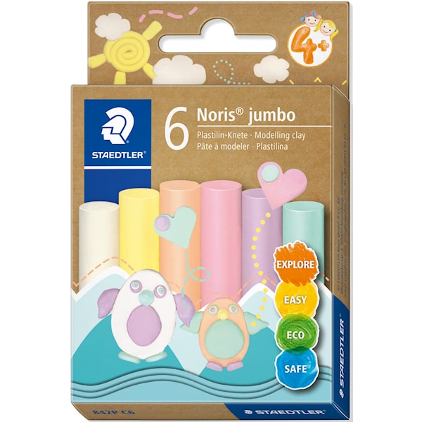 Staedtler Modelling clay Noris Jumbo pastel