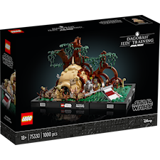 Jedi™-koulutus Dagobah™-planeetalla -dioraama LEGO® Star Wars ™ (75330)