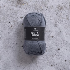 Tilda Garn Bomullsmix 50 g blå 569 Svarta Fåret