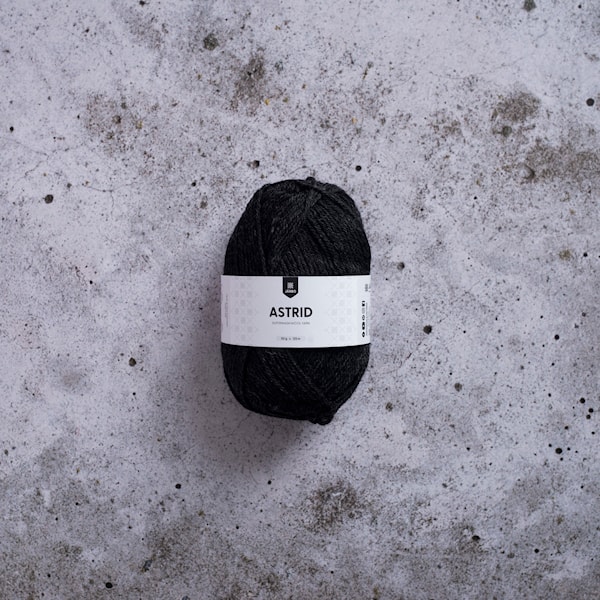 Astrid Ullgarn 50 g Dark grey Järbo