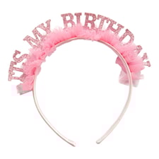 Headbands It´s my birthday Pink