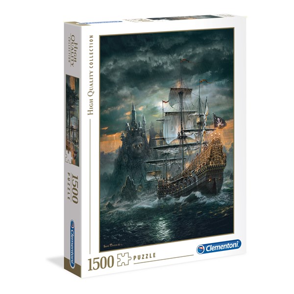 The Pirate Ship, Pussel, 1500 bitar, Clementoni