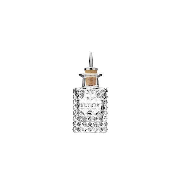 Luigi Bormioli Elixir No1 flaska med Serveringspropp kvadrat 10 cl Klar