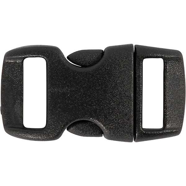 Klikklås, L: 29 mm, B: 15 mm, hullstr. 3x11 mm, svart, 4 stk./ 1 pk.