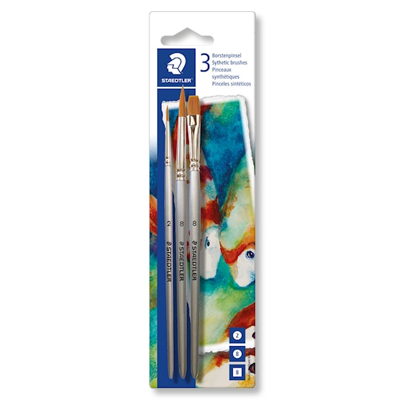 Staedtler Brush set 3pc on blistercard